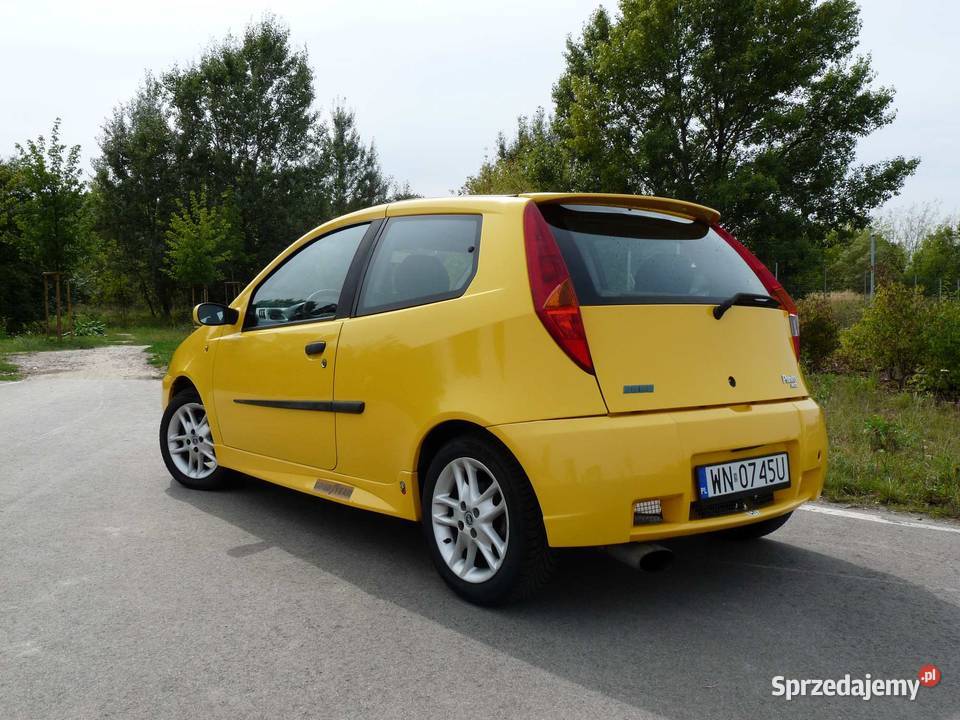 Fiat Punto HGT Abarth Giallo Ginestra Warszawa
