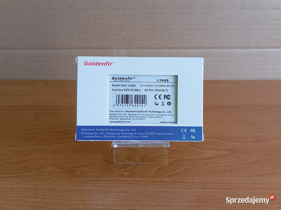 NOWY Dysk SSD Goldenfir 128GB 25 cala Biały Węgrów