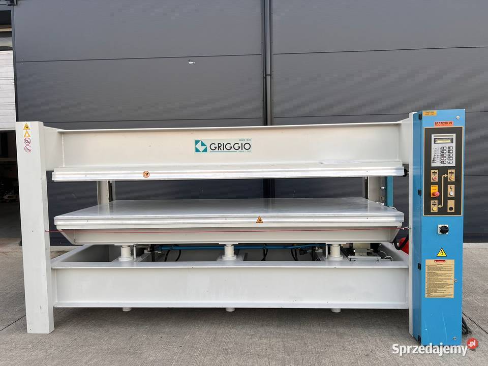 Prasa półkowa GRIGGIO 1300x3000 własna grzałka małopolskie Naprawa