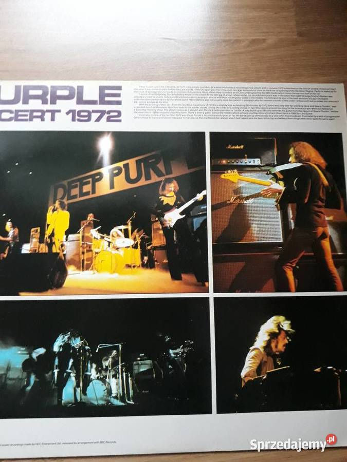 DEEP PURPLE Live 1970 in Concert 1972 Kolekcja płyta winylowa podkarpackie