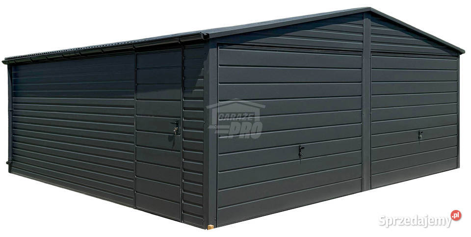 Garaż blaszany 6x6m 2x Brama uchylna drzwi Dach Sprzedaż Zielona Góra sprzedam
