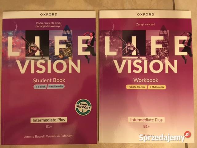 Life Vision Intermediate plus podręcznik i Jadów sprzedam