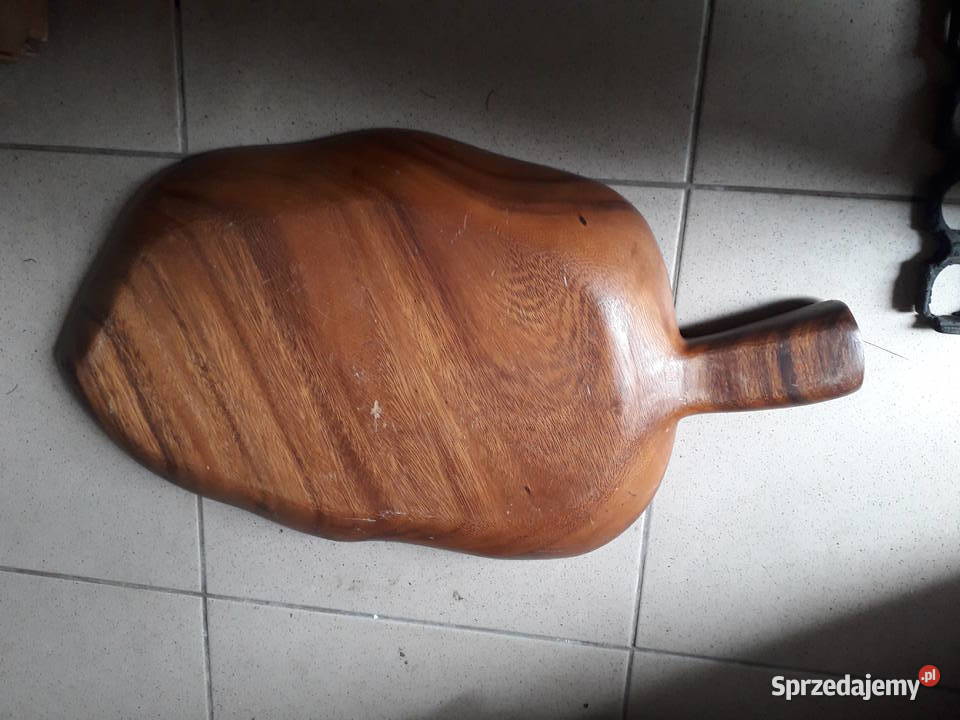 Duża stylowa drewniana taca Tace i stoliki mazowieckie Warszawa sprzedam