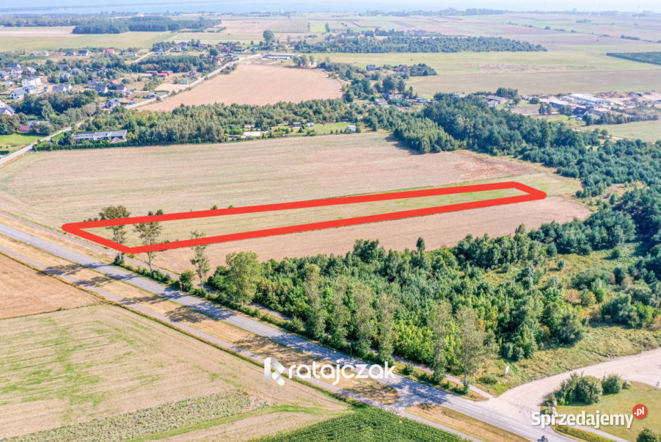 sprzedaży gruntu 9632m2 Łebcz Dr Augusta pomorskie