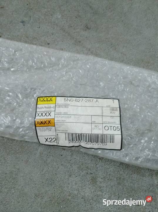 Listwa klapy bagażnika Tiguan 5N0827287A Łuków