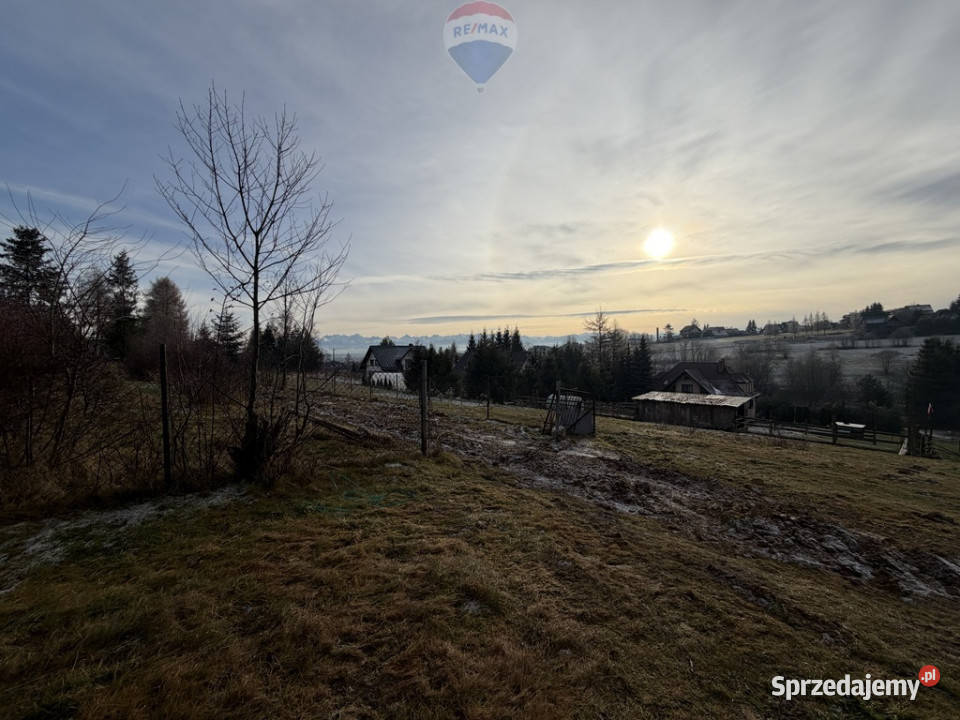Widokowa Działka budowlana 655 m Nowy Targ Sprzedaż