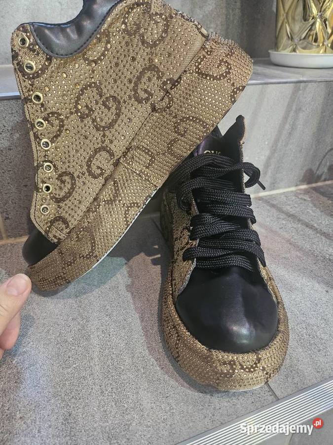 Piękne spacery buty kostkę Guci Mucharz