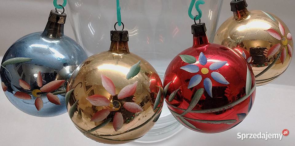 bombki choinkowe PRL małopolskie Bukowno