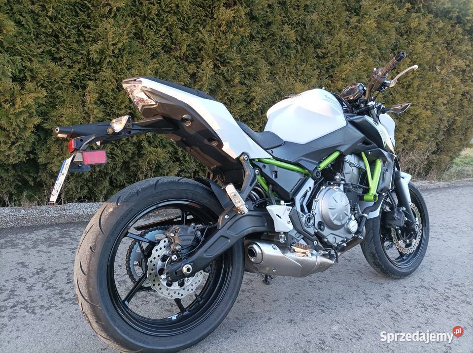 Kawasaki Z650 2017 6100 przebiegu DO KONCA ROKU nieuszkodzony Oświęcim