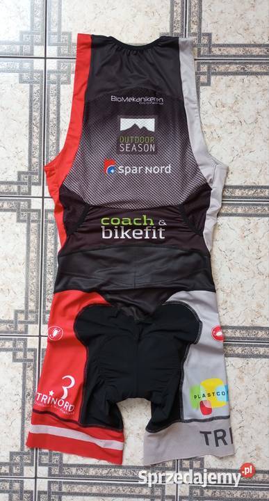 Castelli 2sztuki jednoczęściowy strój rowerowy Kaski i odzież Sędziszów Małopolski