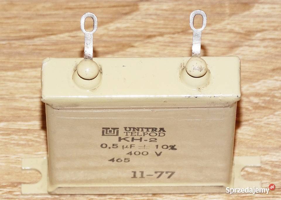 Kondensator papierowy hermetyczny UNITRA TELPOD Części i akcesoria śląskie Gliwice