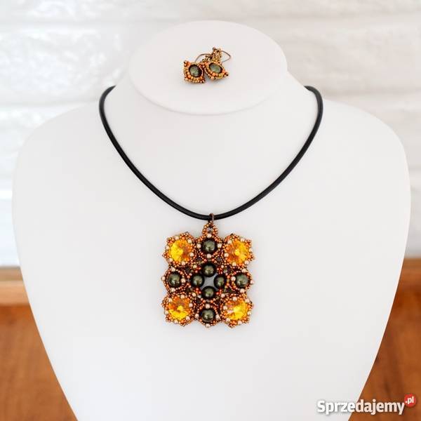 Wisior z kryształkami Swarovskiego Bydgoszcz