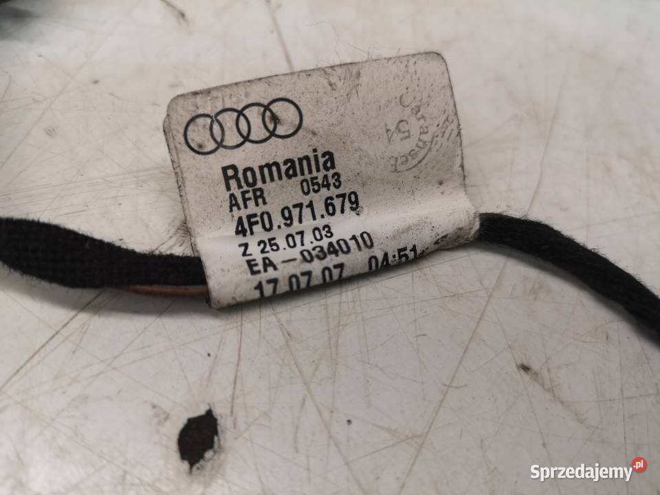 WIĄZKA SCHOWKA AUDI A6 C6 LIFT 4F0971679 Przystajń