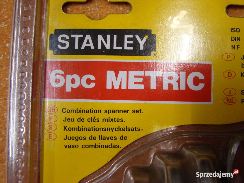 Zestaw kluczy płaskooczkowych STANLEY M1017 Ref Bielsko-Biała
