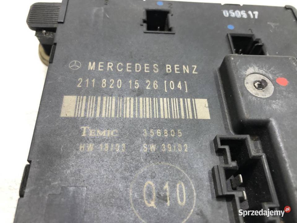 MODUŁ DRZWI LEWY TYŁ MERCEDES EKLASA W211 0209 osobowe