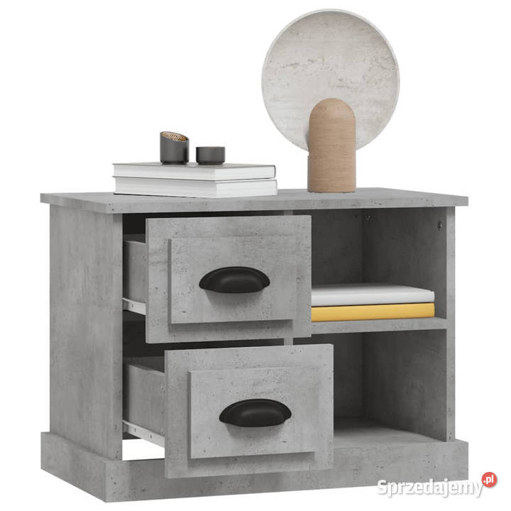 Szafka nocna szarość betonu 60x355x45 WM816372 Warszawa sprzedam