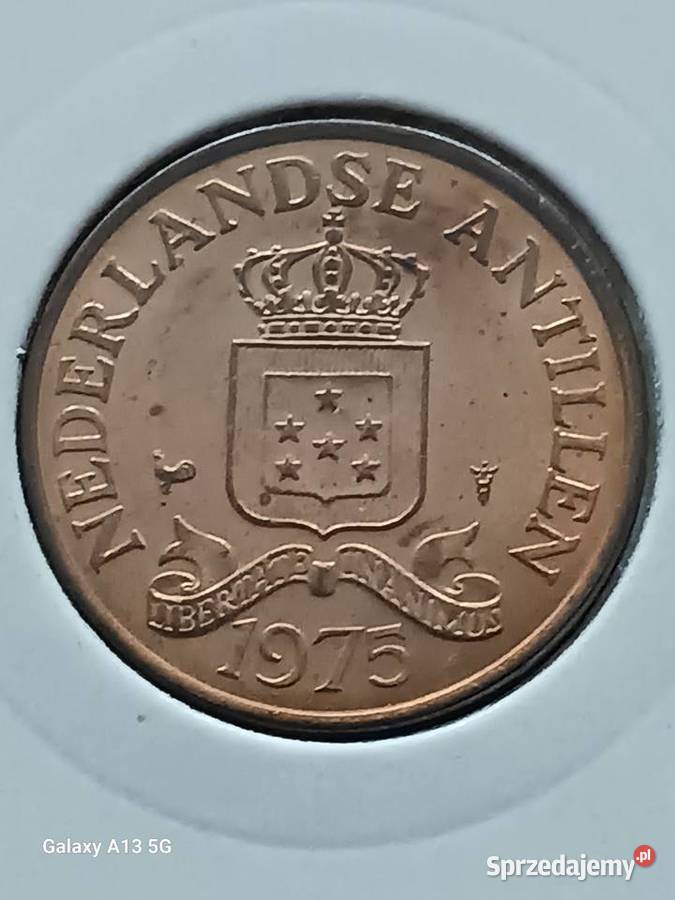 2 i 12 centa Antyle Holenderskie 1975 r UNC Konin