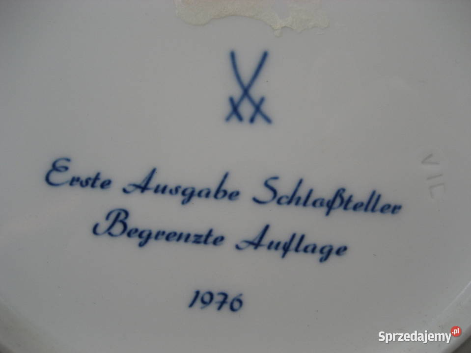 Miśnia Talerz Kolekcjonerski Meissen Katowice