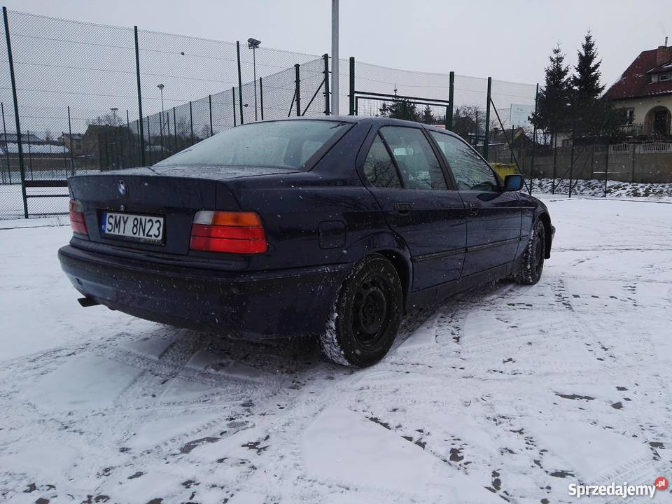BMW E36 316, 1.6 Benzyna, długie opłaty, zimówki, tanio
