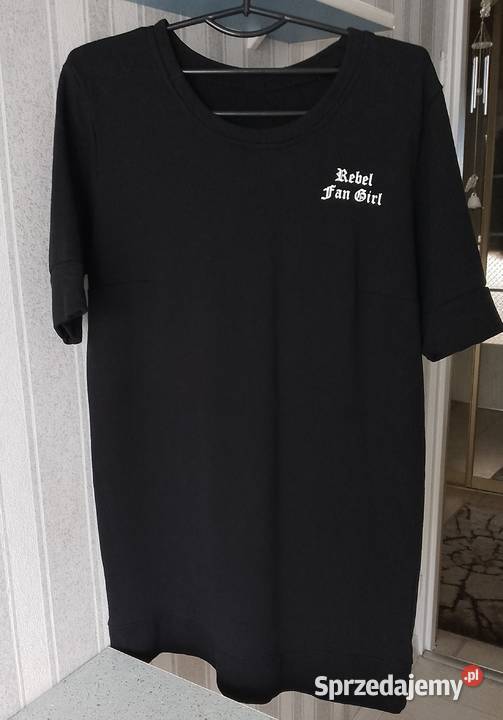 Sukienka tshirt Rebel Fan Girl firmy HM Opole