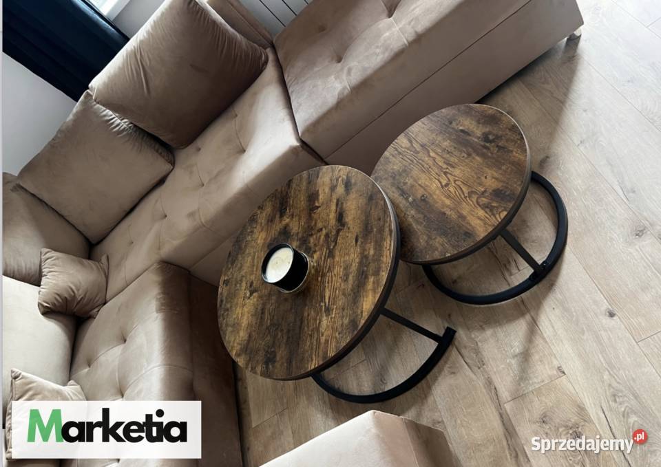 Fabrycznie Nowy Stolik KAWOWY loft okrągłe Łódź