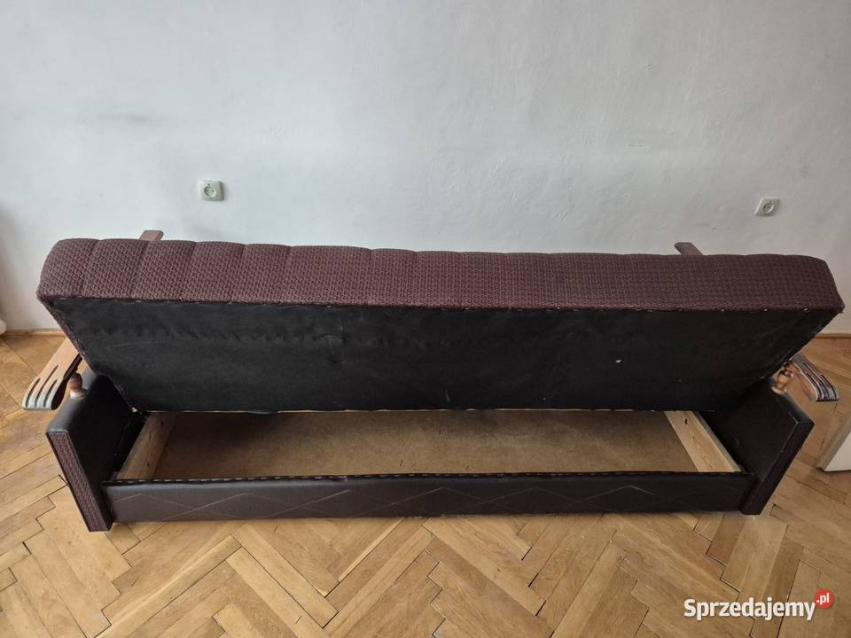 Wersalka rozkładana z czasów PRLu klasyka 205cm Września