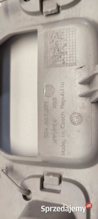 SKODA KAROQ OSŁONA ZAŚLEPKA PASA TYŁ 57A867071 osobowe Osłony i zaślepki