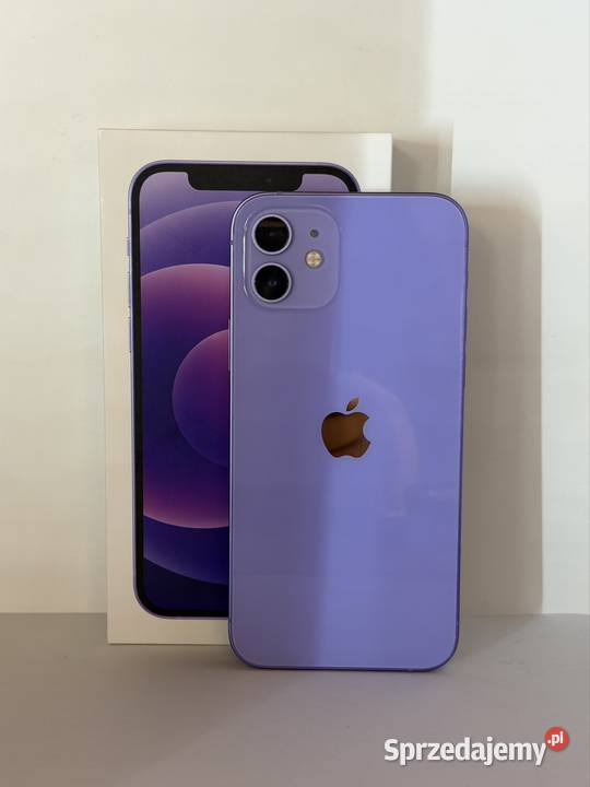 iPhone 12 128GB Fioletowy 100 Kondycja Kalisz sprzedam