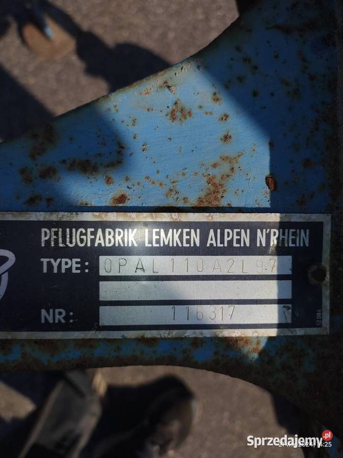 Lemken opal 110 pług obrotowy Turkowice