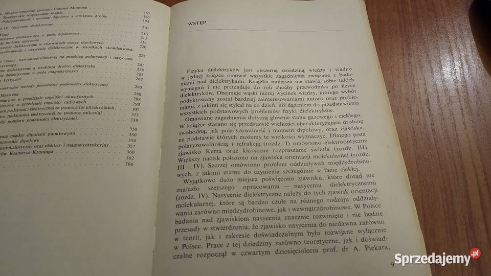 Fizyka dielektryków August Chełkowski 1972 twarda Gdańsk