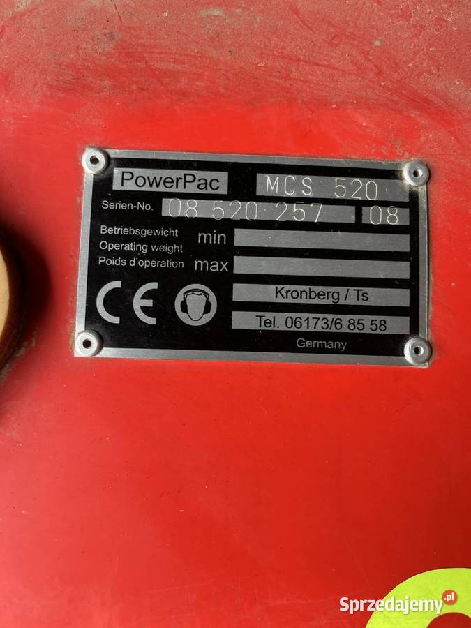 Odkurzacz spalinowy POWERPAC MCS520 świętokrzyskie Kielce