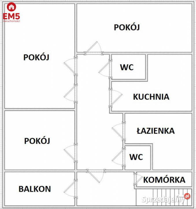 sprzedaży mieszkania 81m2 3 pokoje Białystok