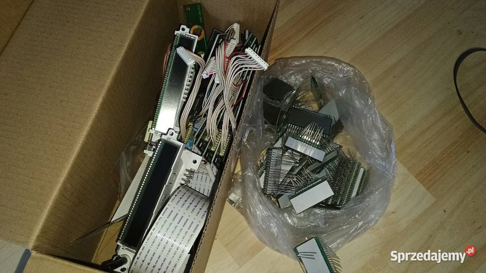 moduły wyświetlaczy LCD stosowane w licznikach i