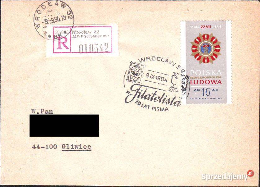 KopOkol 30 lat Pisma Filatelistyka 1984 Gliwice
