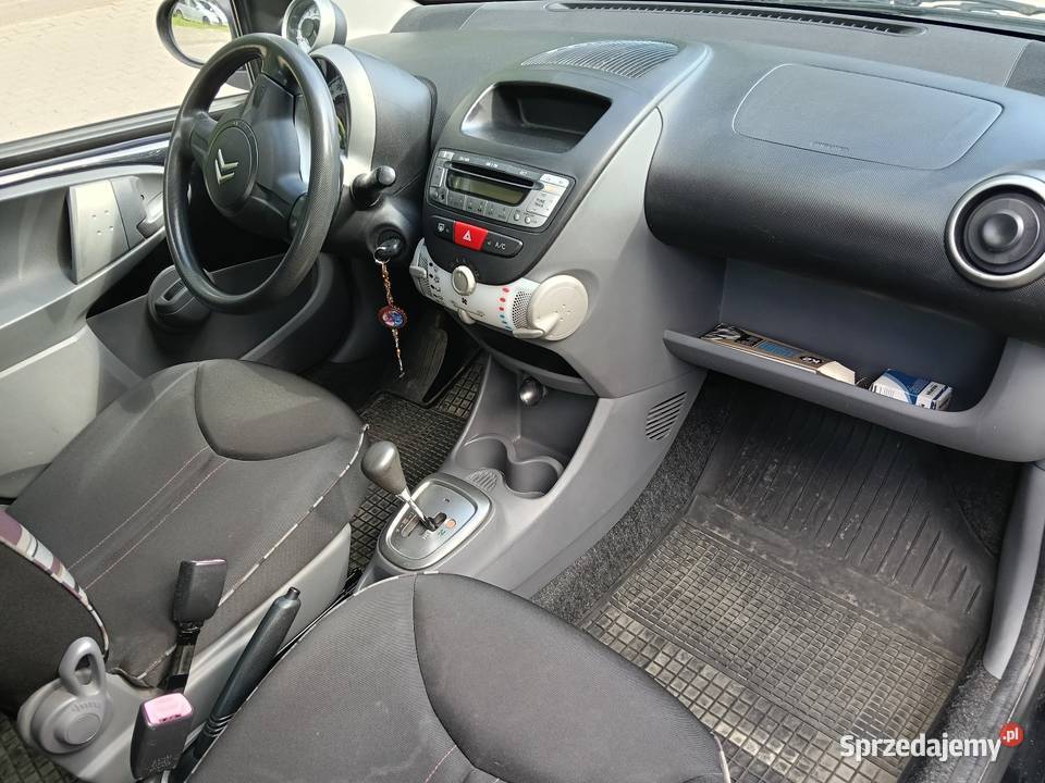 Citroen C1 Automat Klima 4 drzwi 2009 opłacony odtwarzacz DVD
