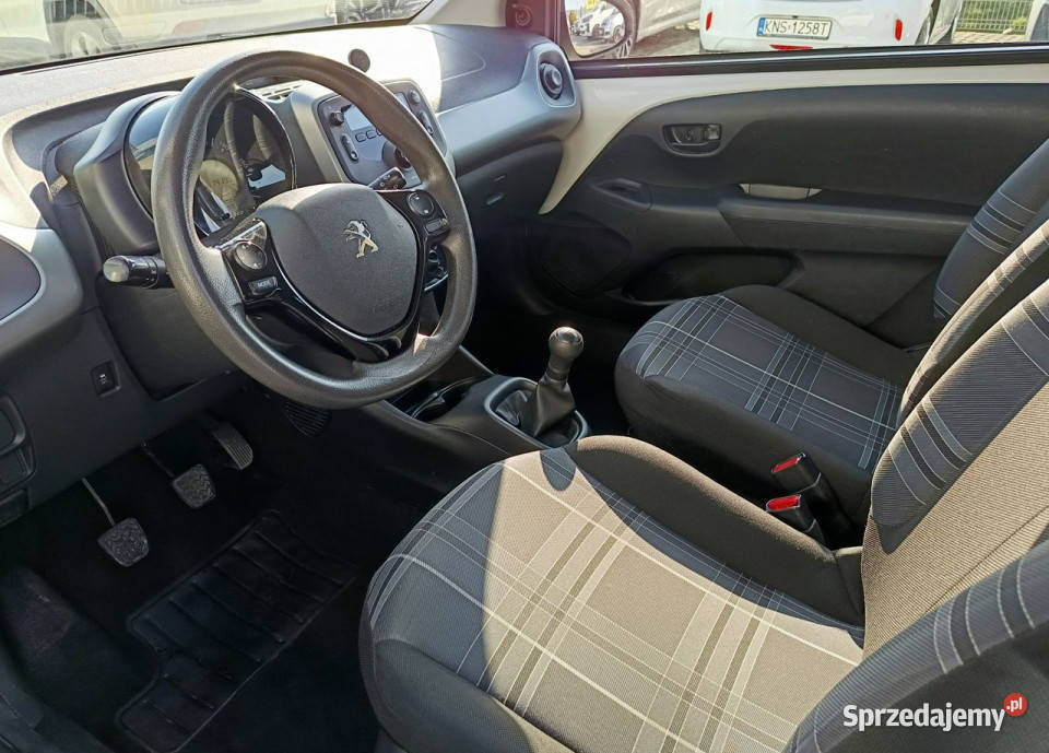 Peugeot 108 10 VTI 69 serwisowany ASO faktura biały Samochody osobowe Nowy Sącz
