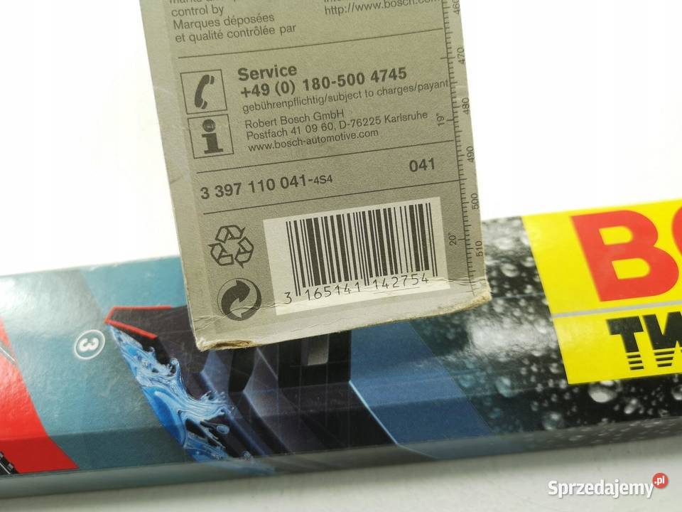 PIÓRA WYCIERACZEK PRZÓD 650450mm BOSCH TWIN Pióra wycieraczek