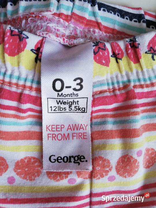 Komplet spodenkibluzka George 5056 dziewczynka