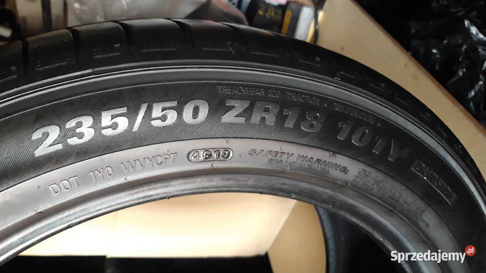 Opona letnia 23550ZR18 101Y Kumho Ecsta 71 opolskie Głuchołazy