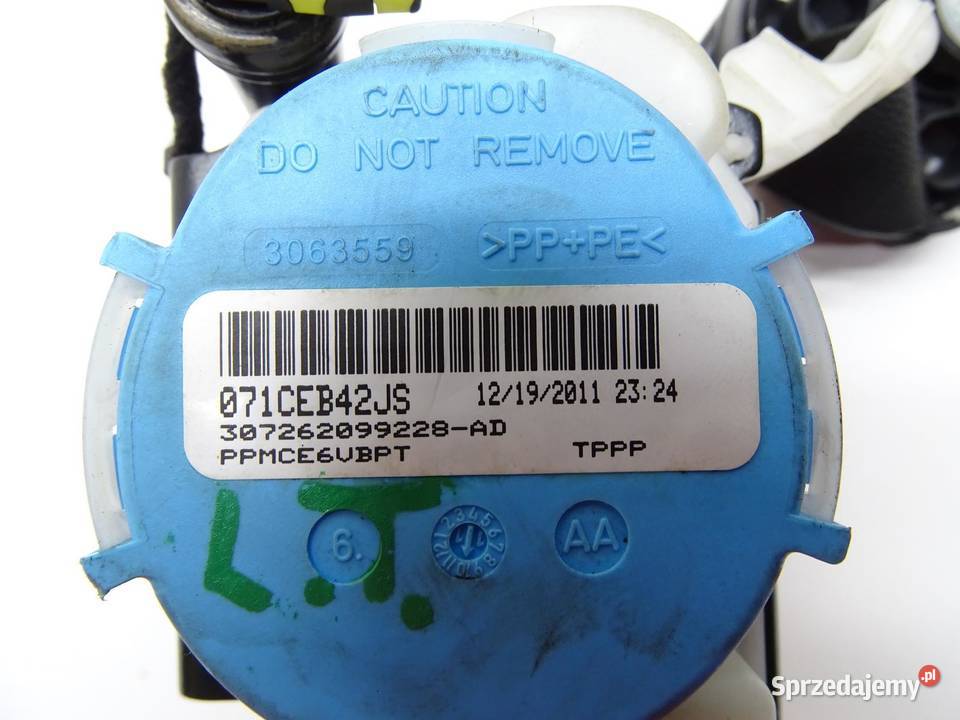 PAS BEZPIECZEŃSTWA LEWY TYŁ TYLNY A2468602785