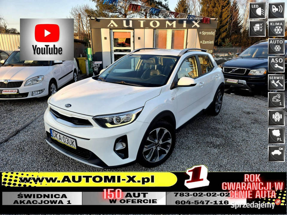 Kia Stonic 1Wł Salon 14 benzyna Śliczny z Świdnica
