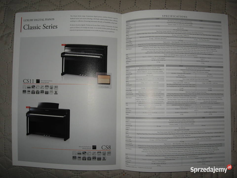 Kawai 2016 Products Catalogue katalog pianin Instrumenty klawiszowe i MIDI sprzedam