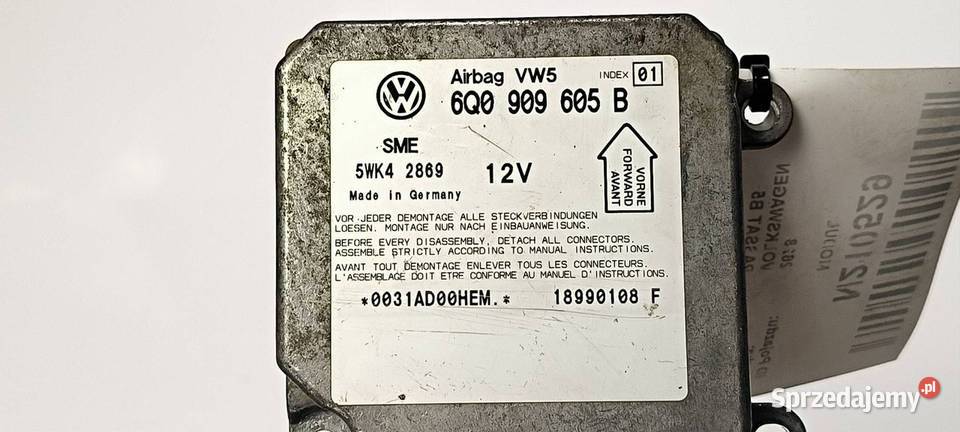 MODUŁ VOLKSWAGEN PASSAT B5 6Q0909605B osobowe Lipno