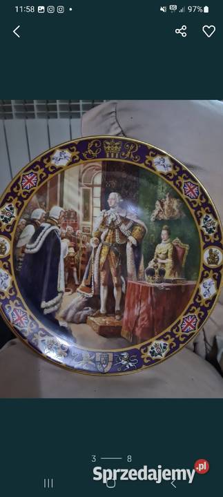 Dwa talerze porcelanowe Anglia