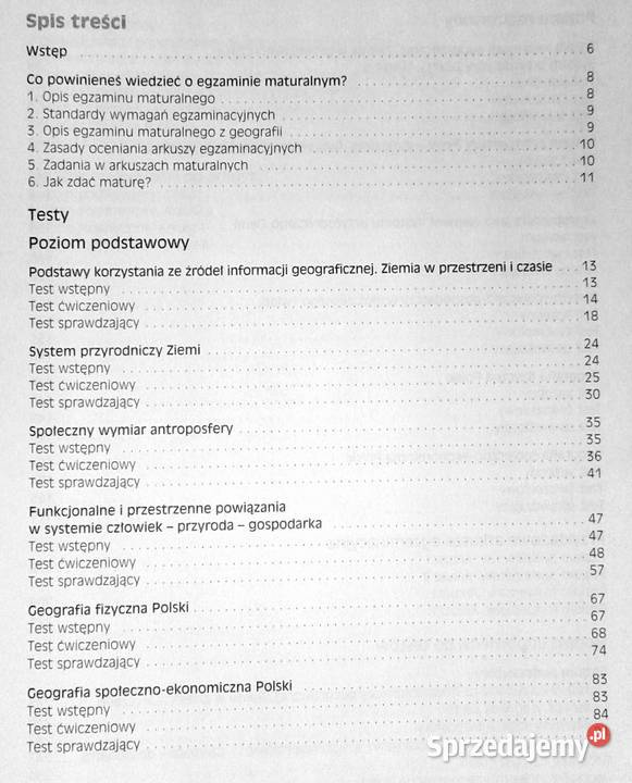 Geografia Matura 2011 Testy i arkusze Dorota Pozostałe lubelskie
