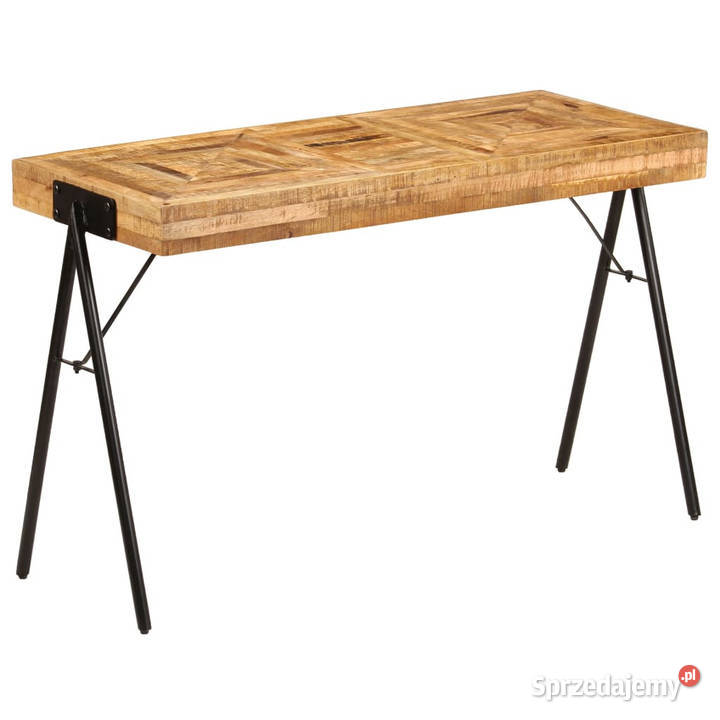 Biurko z litego drewna mango 118 x 50 x 75 Warszawa