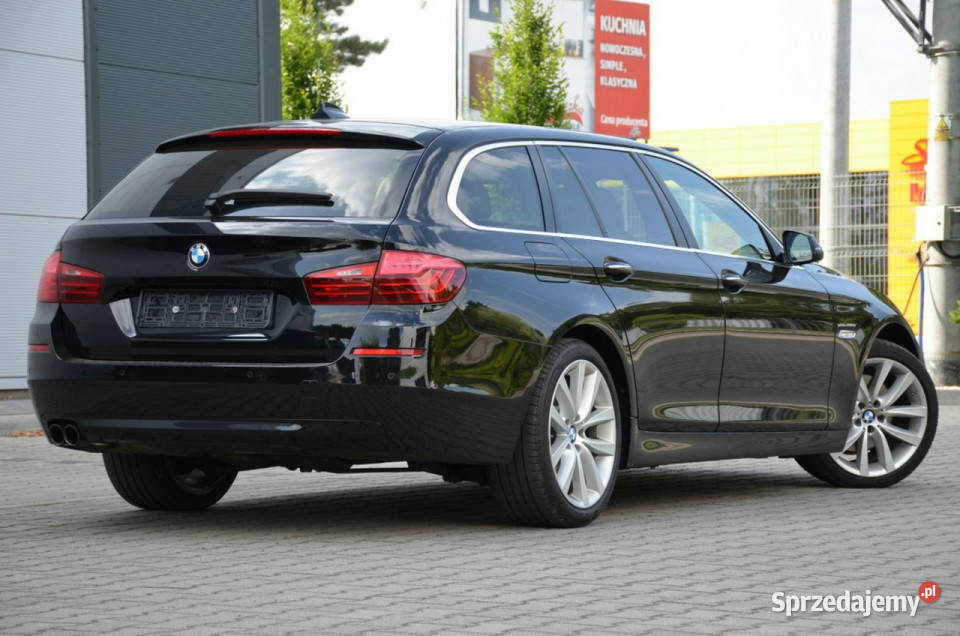 BMW 530 Czarna 530D 258 Lift 6WB Serwis Jasna autoalarm Kutno