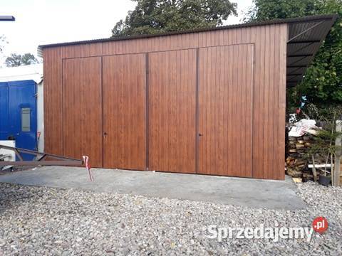 GARAŻ BLASZANY Grafit Wiata Hala Magazyn blacha Węgrów
