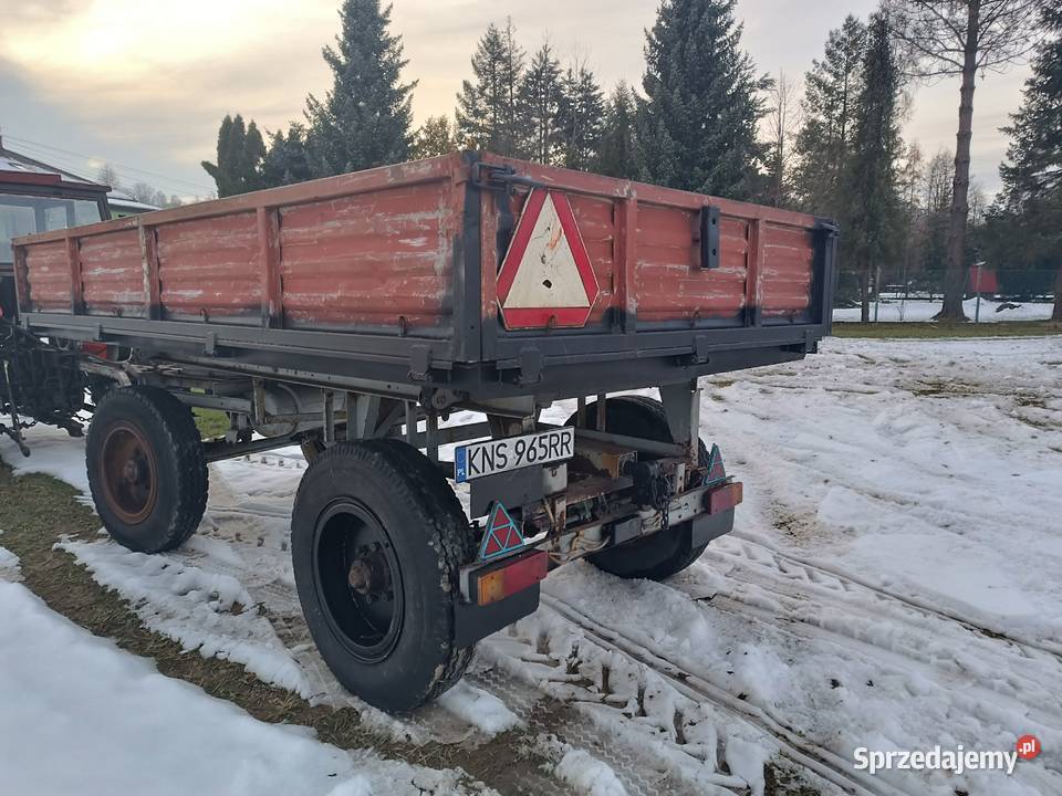Przyczepa Rolnicza Wywrotka Sanok D44 D46 D47 Grybów