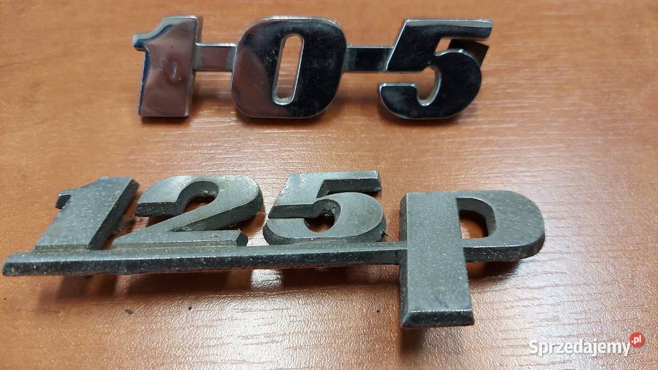 emblemat znaczek fiat 125p syrena 105 Kartuzy
